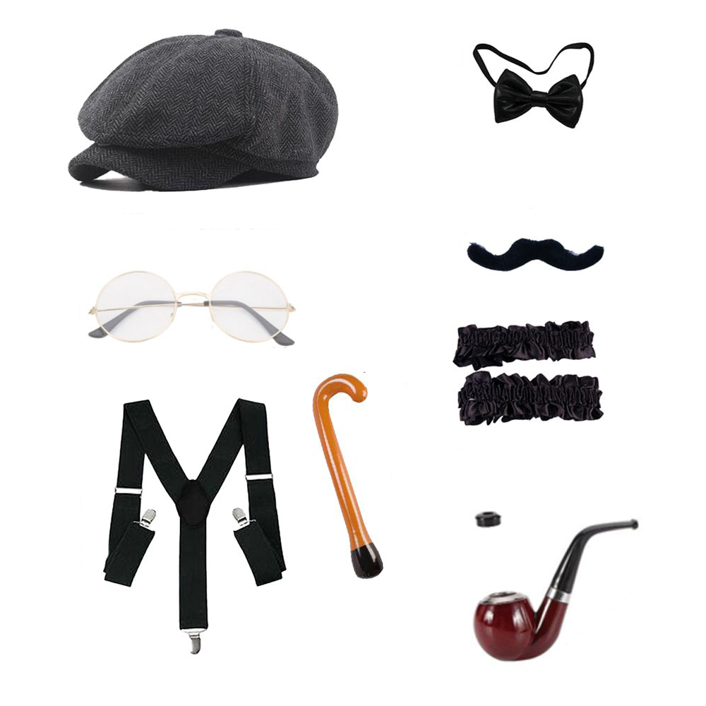 Men'S Accessories In The 1920S - PESENAR Set di Accessori per Costume