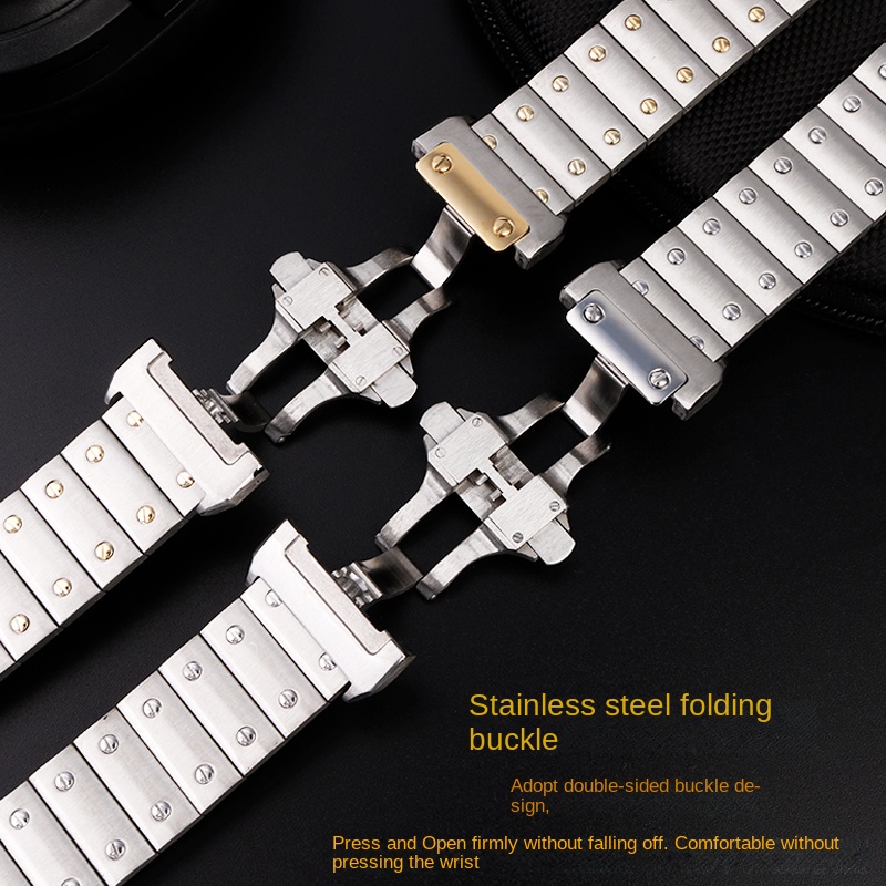 Cinturino per orologio in acci - Men'S Accessories Cartier recensione e prezzo