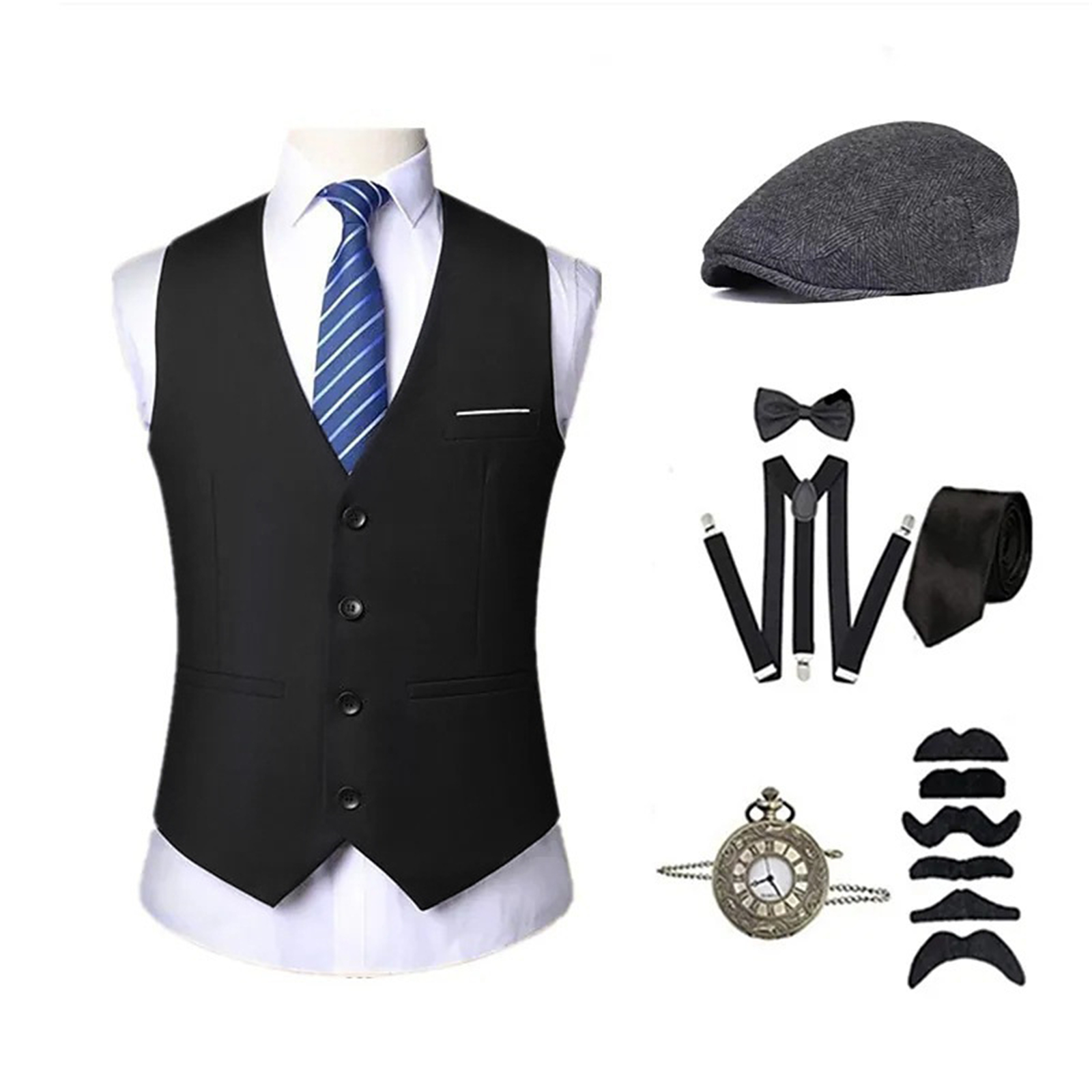 AwwwCos Costume Retrò da Uomo  - Men'S Accessories In The 1920S recensione e prezzo